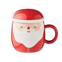 TAZZA BABBO NATALE CON COPERCHIO